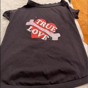 True Love dog tee
